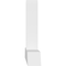 Ekena Millwork Portland Architectural Grade PVC Gable Bracket, 72"W x 21"H x 4"D x 4"F, 7/12 Pitch GBP072X21X0404POR00 - alternate 2